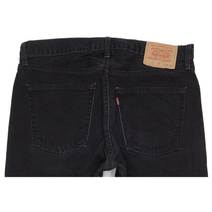 Levi's 521 Men Black Straight Regular Jeans W36 L33