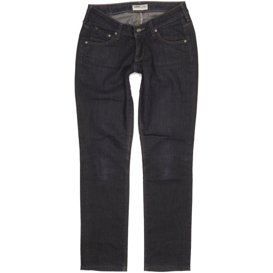 Lee Norma Women Navy Straight Slim Stretch Jeans W28 L29