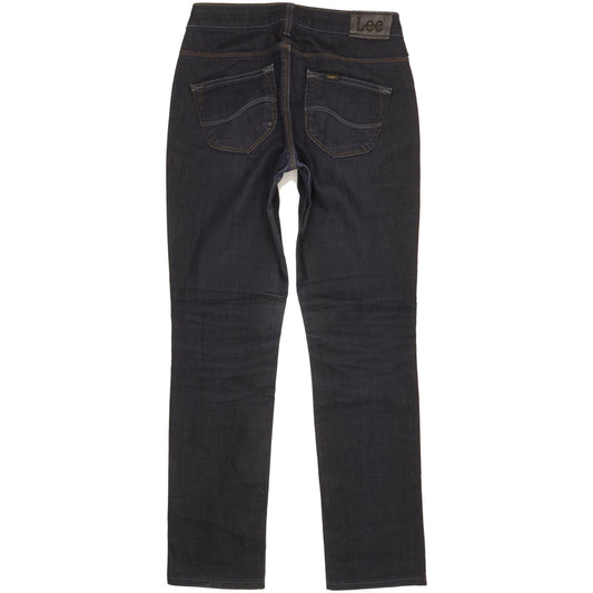 Lee Norma Women Navy Straight Slim Stretch Jeans W28 L29