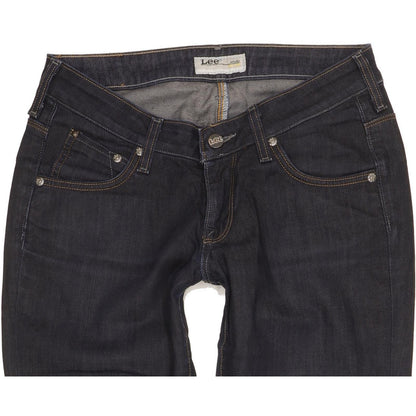 Lee Norma Women Navy Straight Slim Stretch Jeans W28 L29