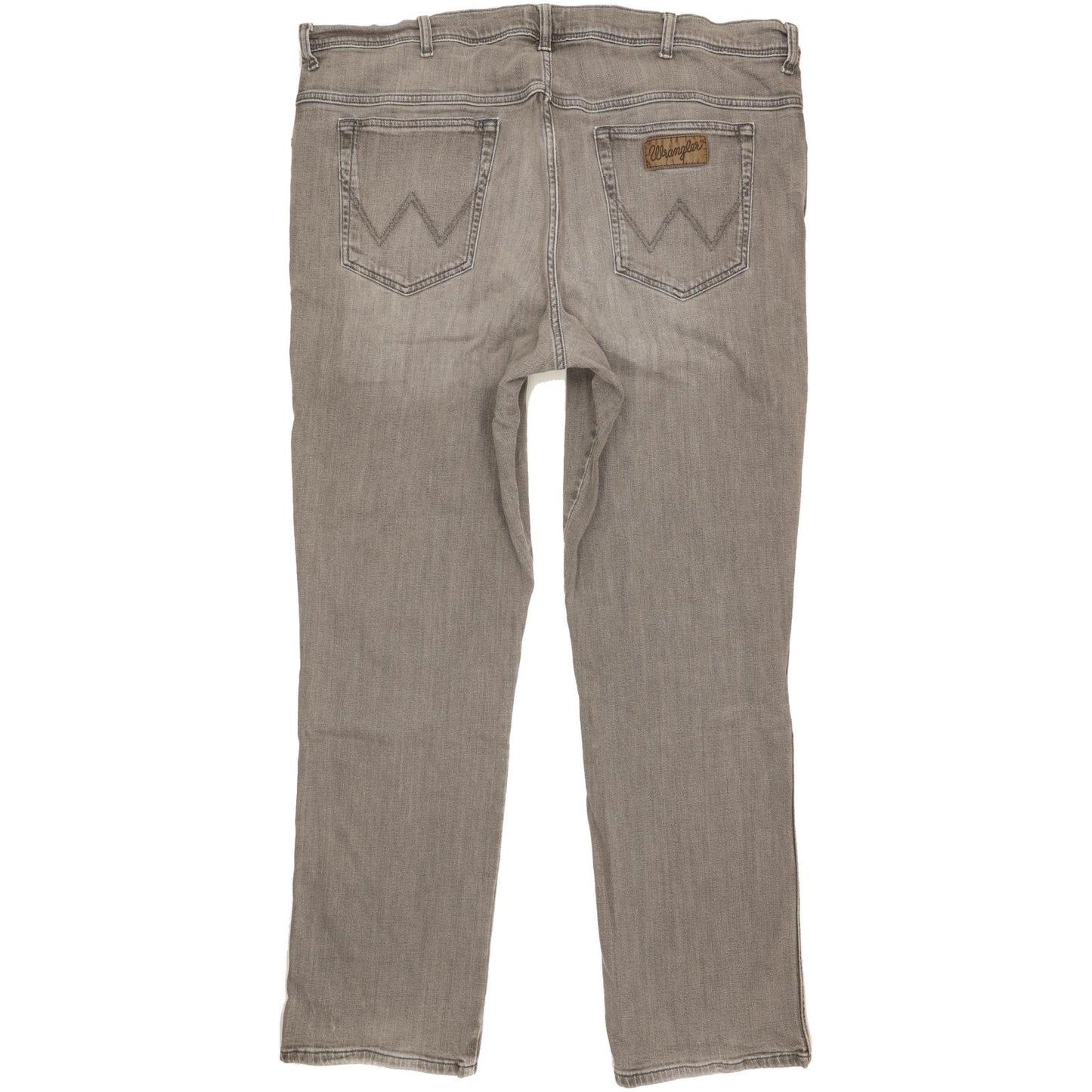 Wrangler Texas Men Grey Straight Regular Stretch Jeans W44 L34