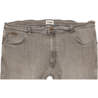 Wrangler Texas Men Grey Straight Regular Stretch Jeans W44 L34