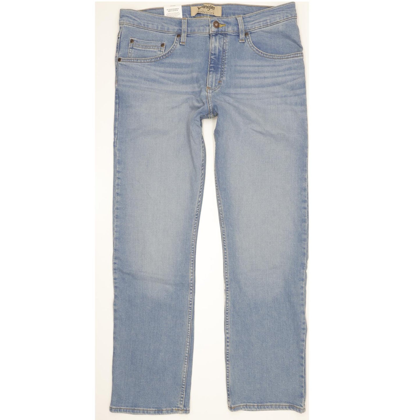 Wrangler Men Blue Straight Regular Stretch Jeans W33 L30
