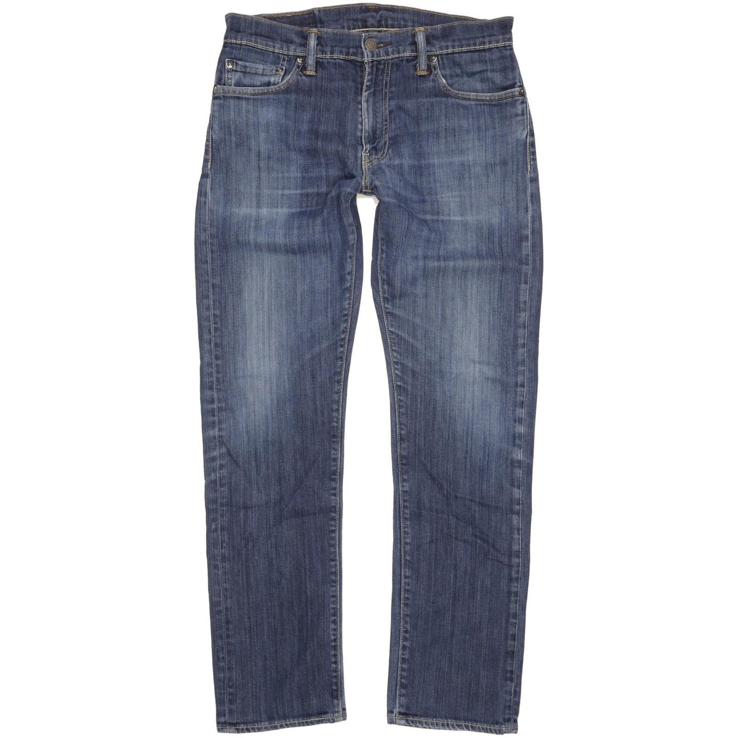 Levi's 504 Men Blue Straight Regular Stretch Jeans W32 L31