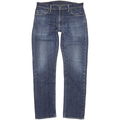 Levi's 504 Men Blue Straight Regular Stretch Jeans W32 L31