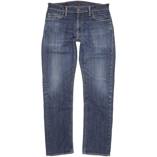 Levi's 504 Men Blue Straight Regular Stretch Jeans W32 L31