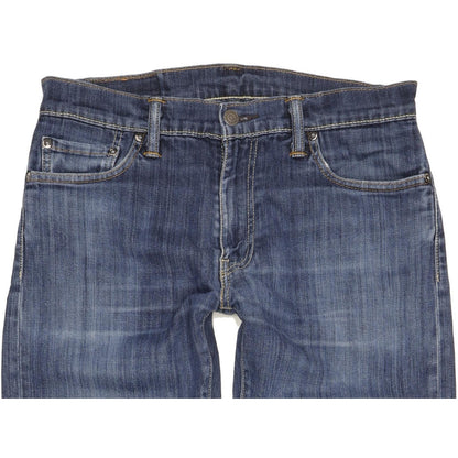Levi's 504 Men Blue Straight Regular Stretch Jeans W32 L31