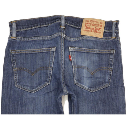 Levi's 504 Men Blue Straight Regular Stretch Jeans W32 L31