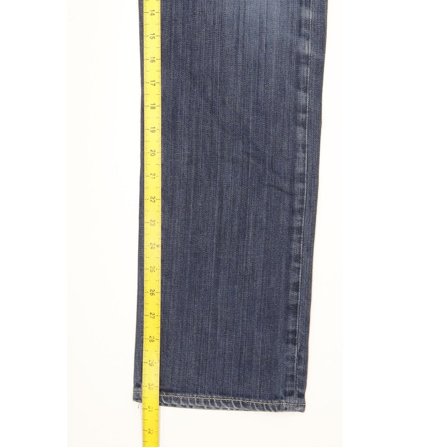 Levi's 504 Men Blue Straight Regular Stretch Jeans W32 L31