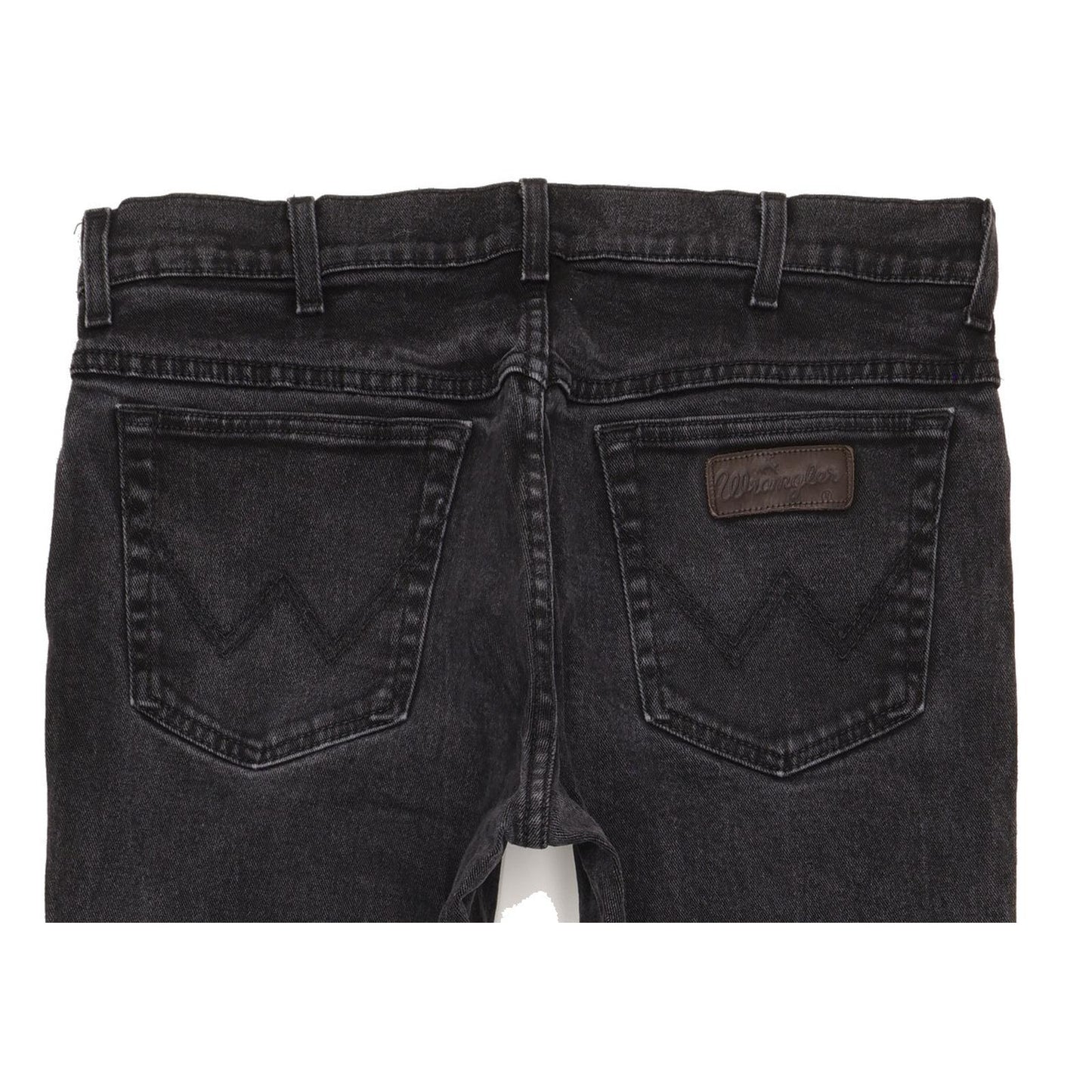 Wrangler Texas Men Black Straight Regular Stretch Jeans W36 L33