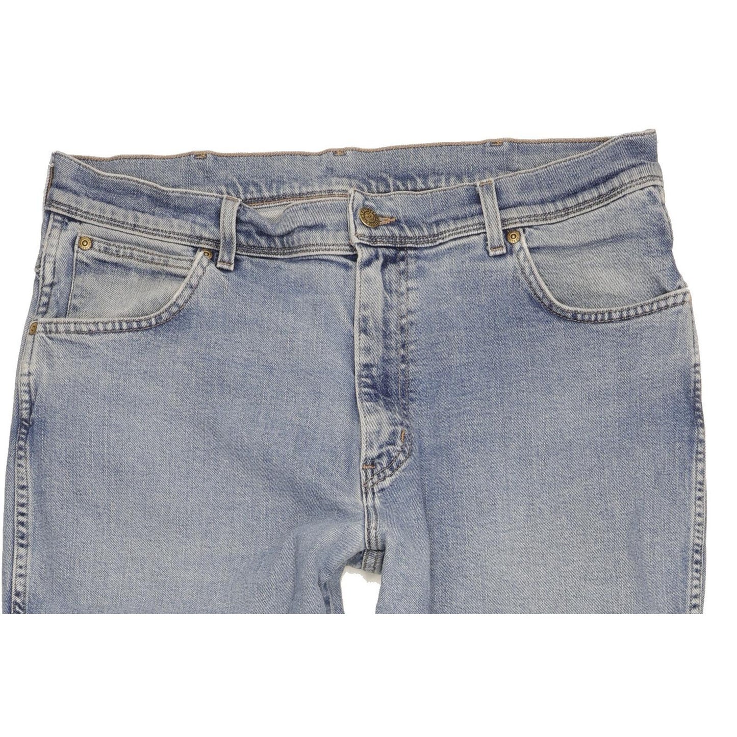 Wrangler Men Blue Straight Regular Stretch Jeans W38 L29