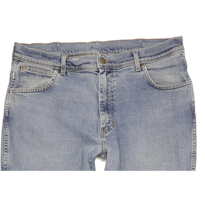 Wrangler Men Blue Straight Regular Stretch Jeans W38 L29