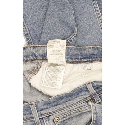 Wrangler Men Blue Straight Regular Stretch Jeans W38 L29