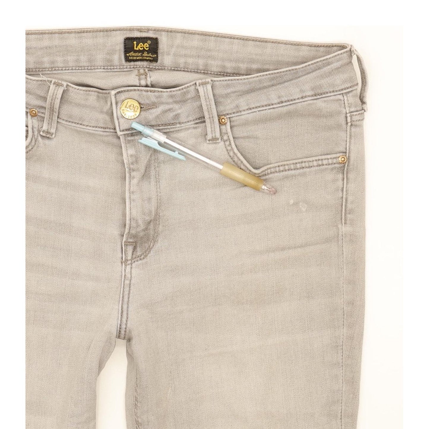 Lee Scarlett Women Grey Skinny Slim Stretch Jeans W31 L31