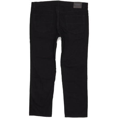 Pioneer Ron Men Black Straight Regular Stretch Jeans W42 L30