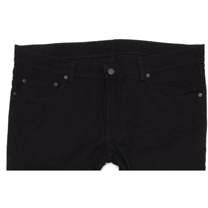Pioneer Ron Men Black Straight Regular Stretch Jeans W42 L30
