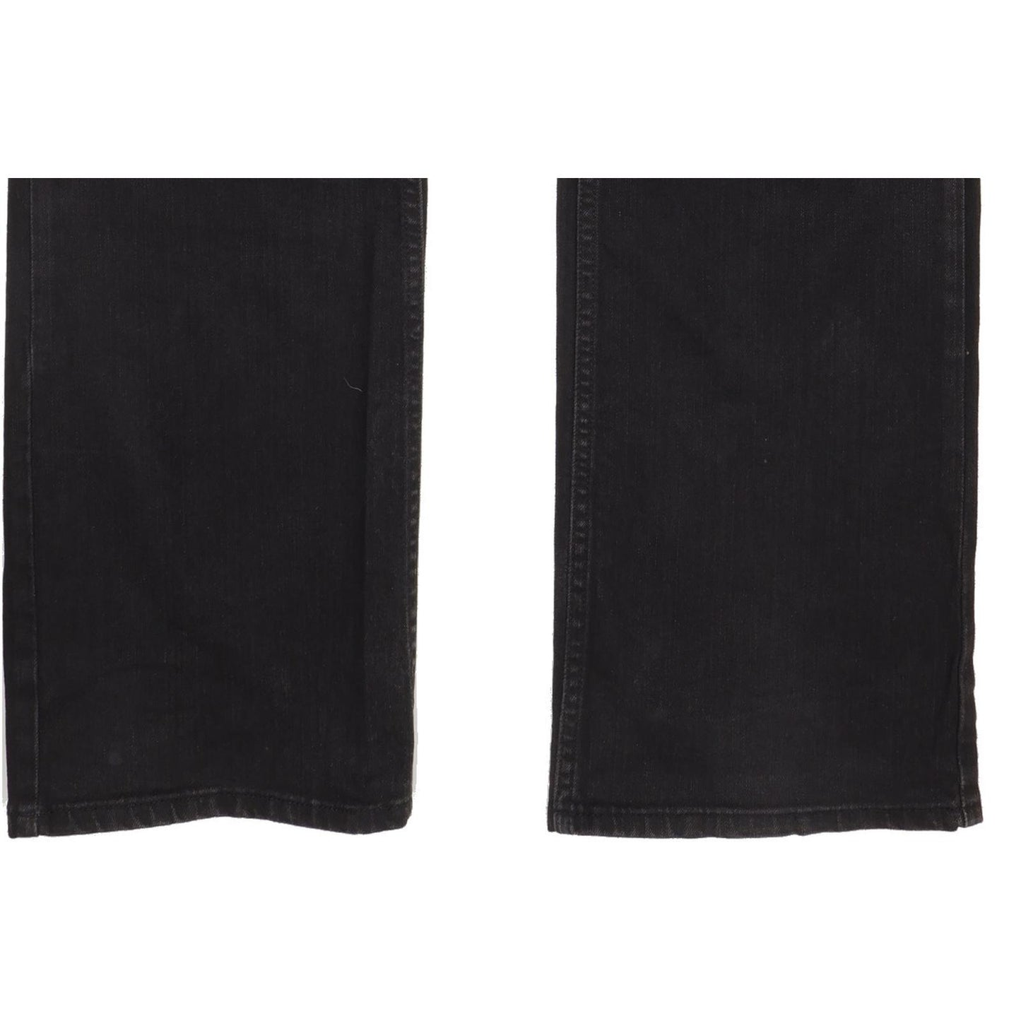 Lee Knox Men Black Straight Regular Stretch Jeans W36 L34
