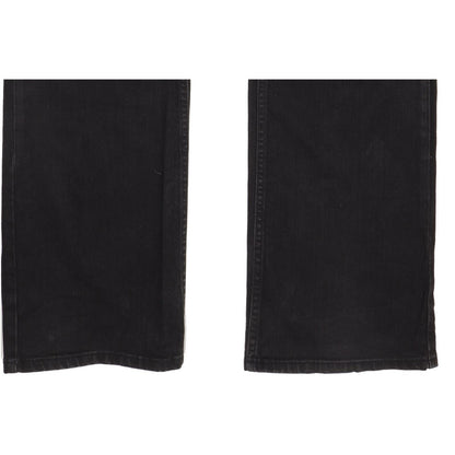 Lee Knox Men Black Straight Regular Stretch Jeans W36 L34