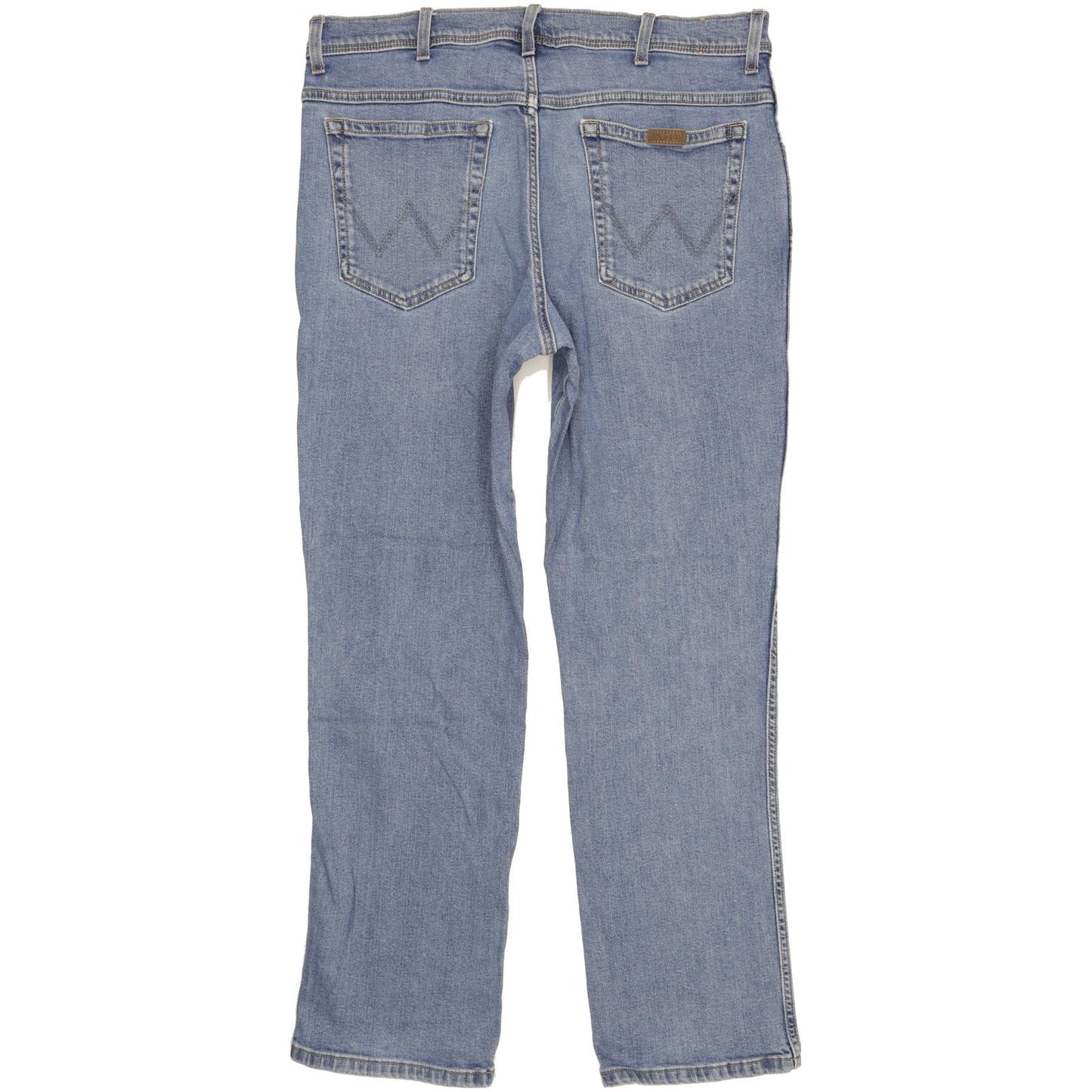 Wrangler Men Blue Straight Regular Stretch Jeans W38 L31