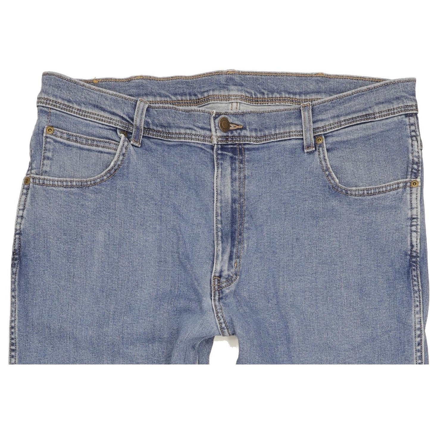 Wrangler Men Blue Straight Regular Stretch Jeans W38 L31