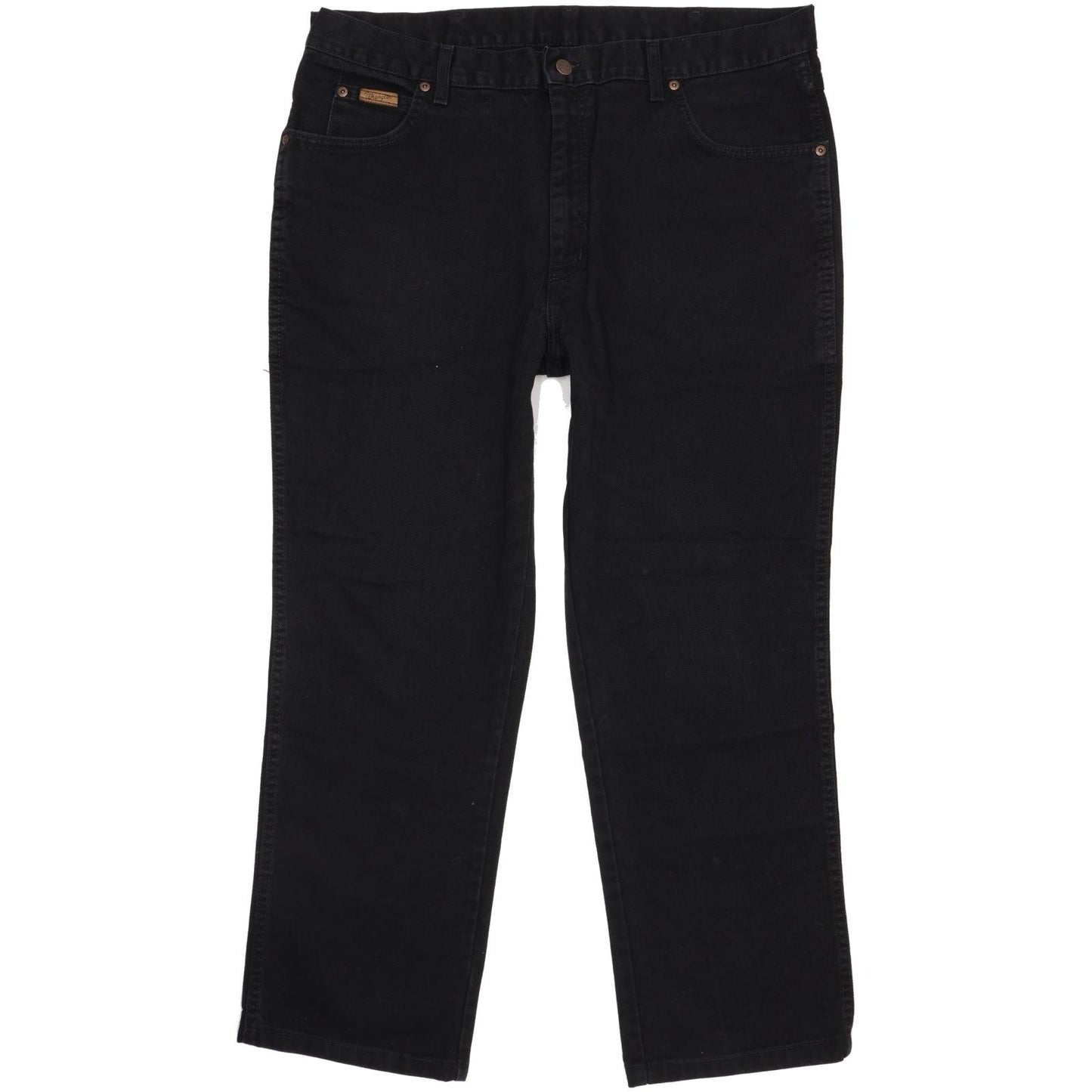 Wrangler Texas Men Black Straight Regular Jeans W40 L29
