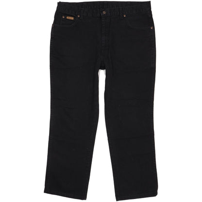 Wrangler Texas Men Black Straight Regular Jeans W40 L29