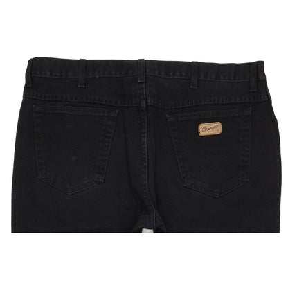 Wrangler Texas Men Black Straight Regular Jeans W40 L29