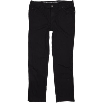 Mustang Tramper Men Black Straight Slim Stretch Jeans W40 L34