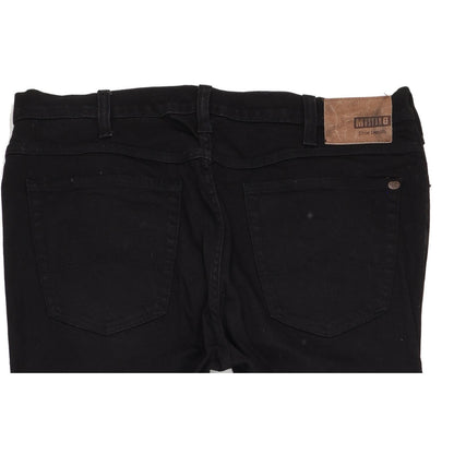 Mustang Tramper Men Black Straight Slim Stretch Jeans W40 L34