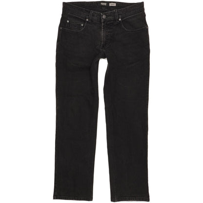 Pioneer Rando Men Black Straight Regular Stretch Jeans W32 L30