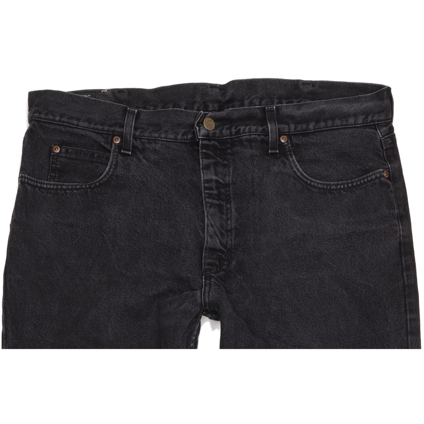 Lee Men Black Straight Regular Jeans W38 L32