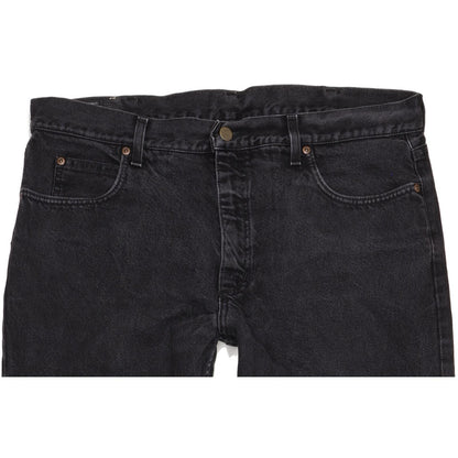 Lee Men Black Straight Regular Jeans W38 L32