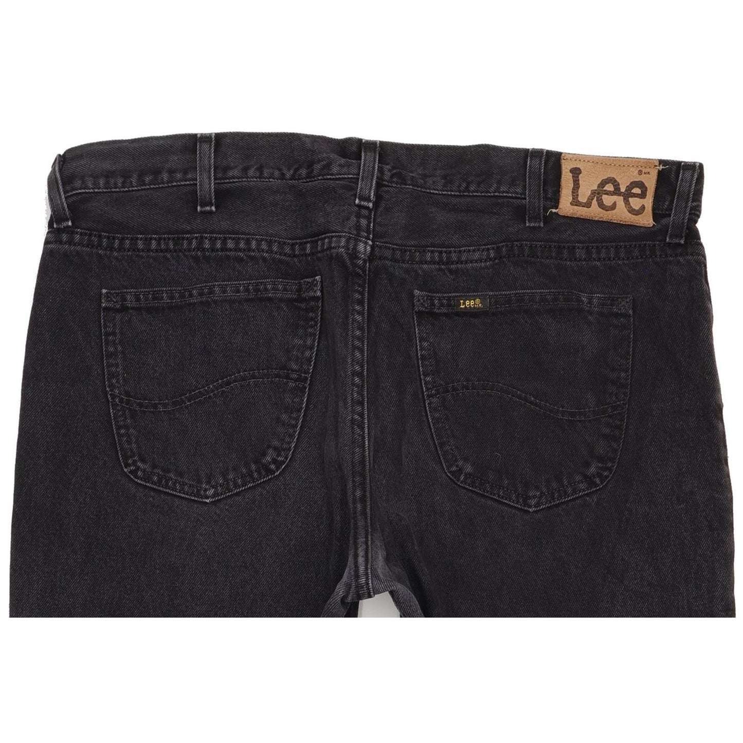 Lee Men Black Straight Regular Jeans W38 L32