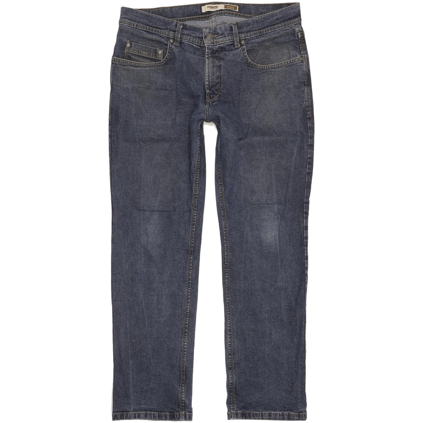 Pioneer Rando Men Blue Straight Regular Stretch Jeans W36 L30