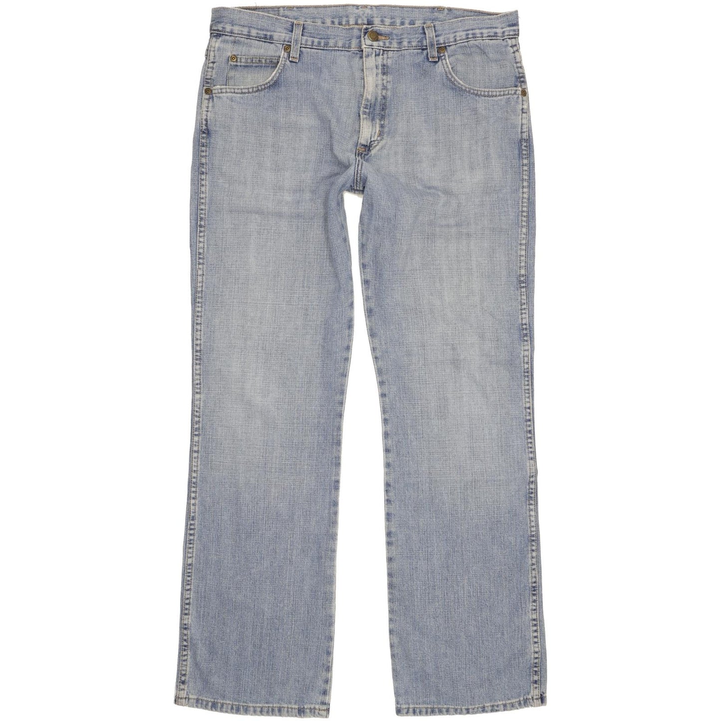 Wrangler Durable Quality Men Blue Bootcut Regular Jeans W34 L32