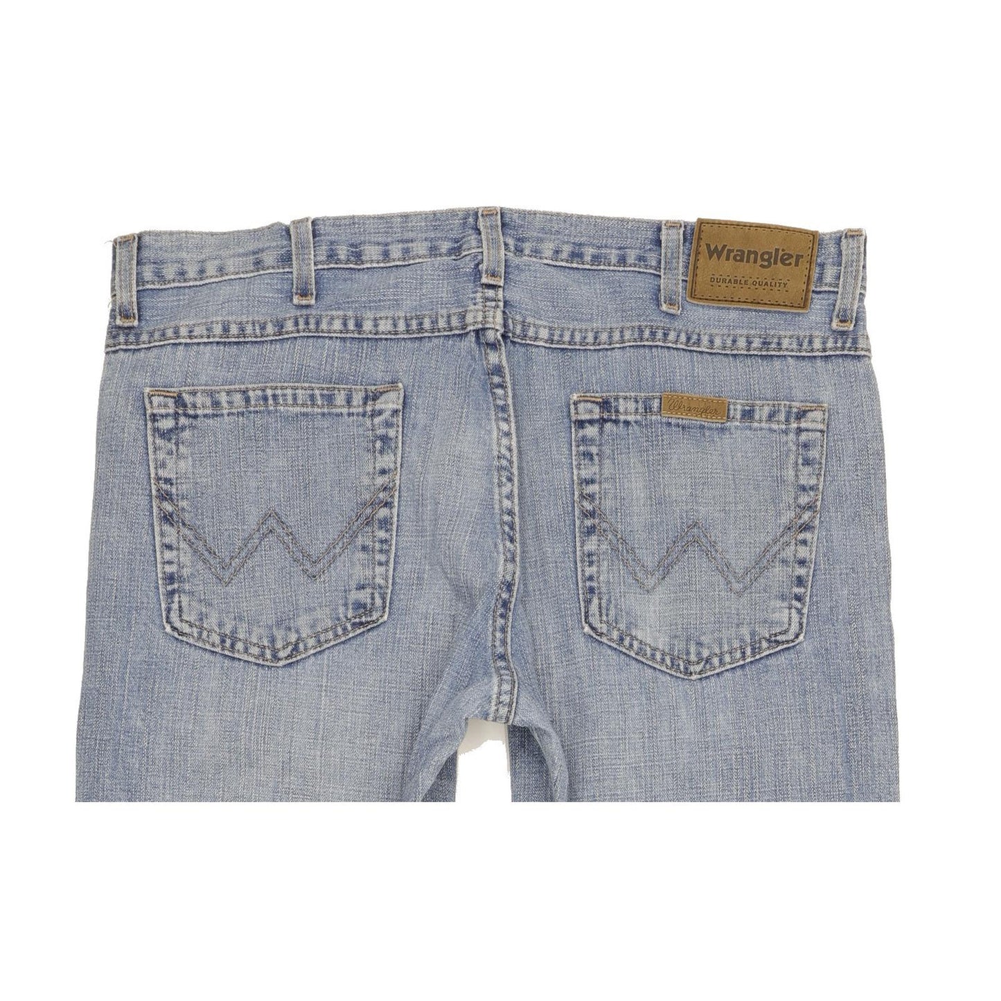 Wrangler Durable Quality Men Blue Bootcut Regular Jeans W34 L32