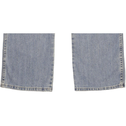 Wrangler Durable Quality Men Blue Bootcut Regular Jeans W34 L32