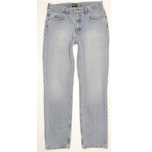 Lee Chicago Men Blue Straight Regular Jeans W33 L32