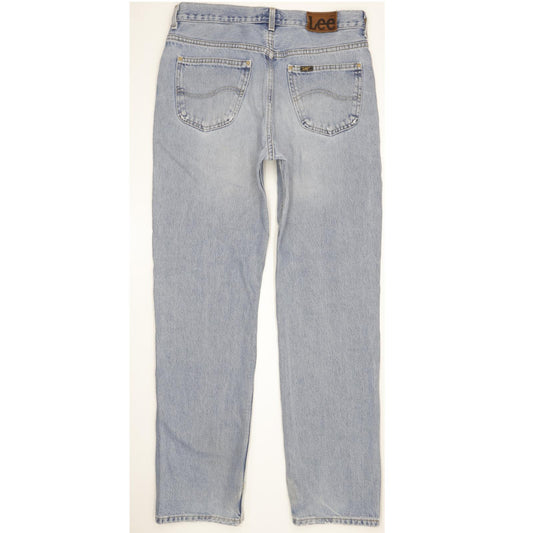 Lee Chicago Men Blue Straight Regular Jeans W33 L32