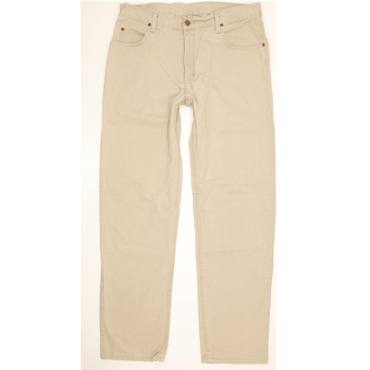 Lee Brooklyn Men Beige Straight Regular Jeans W35 L32