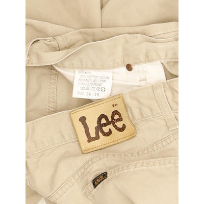 Lee Brooklyn Men Beige Straight Regular Jeans W35 L32