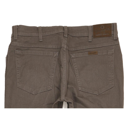 Wrangler Durable Quality Men Grey Straight Regular Stretch Jeans W36 L32