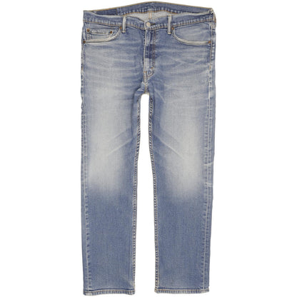 Levi's 513 Men Blue Straight Slim Stretch Jeans W36 L29