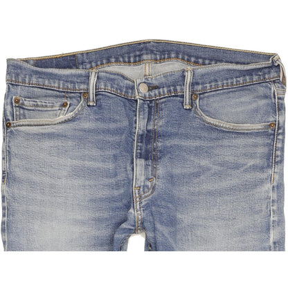 Levi's 513 Men Blue Straight Slim Stretch Jeans W36 L29
