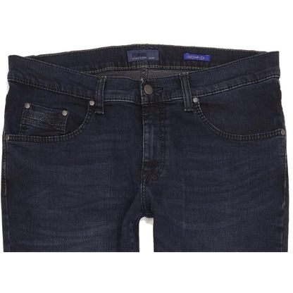 Pioneer Rando Men Navy Straight Regular Stretch Jeans W36 L29