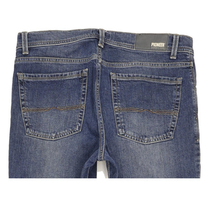 Pioneer Rando Men Blue Straight Regular Stretch Jeans W34 L34