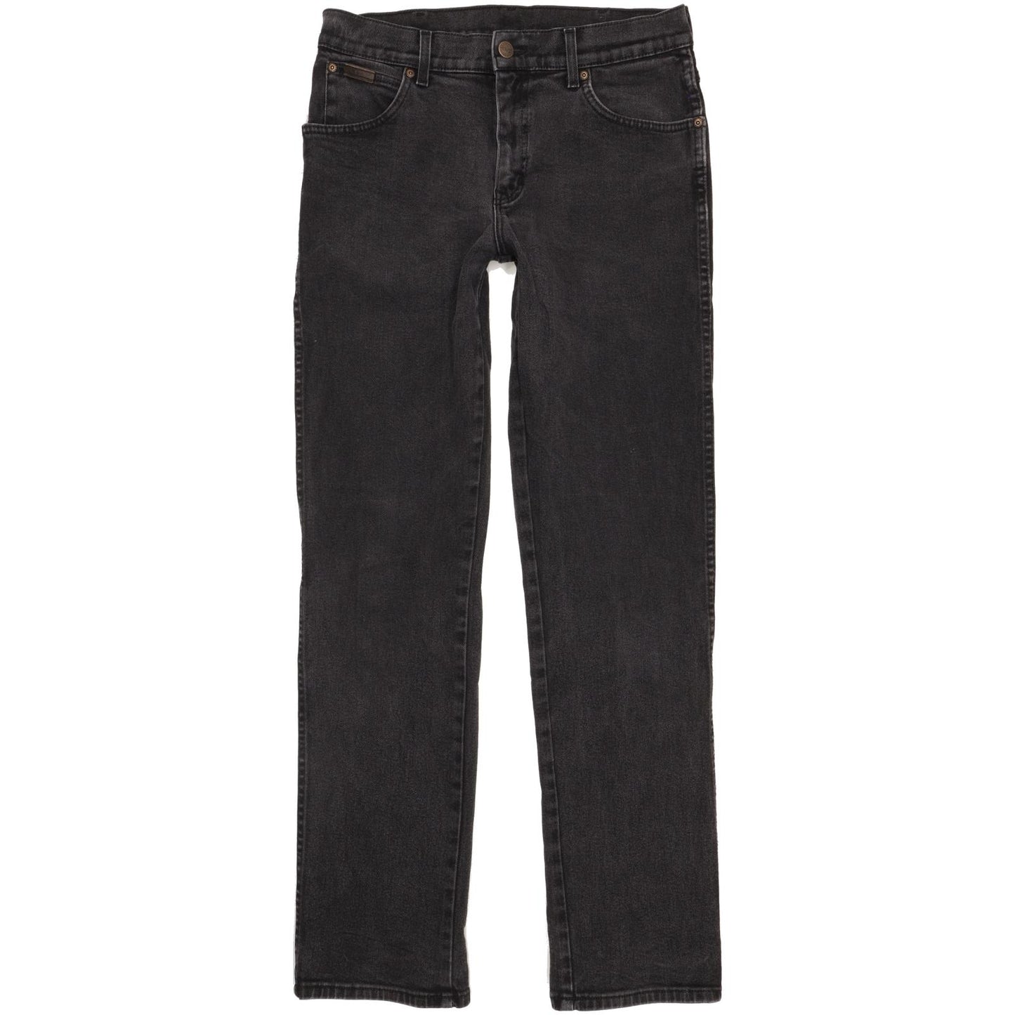 Wrangler Texas Men Black Straight Regular Stretch Jeans W33 L33