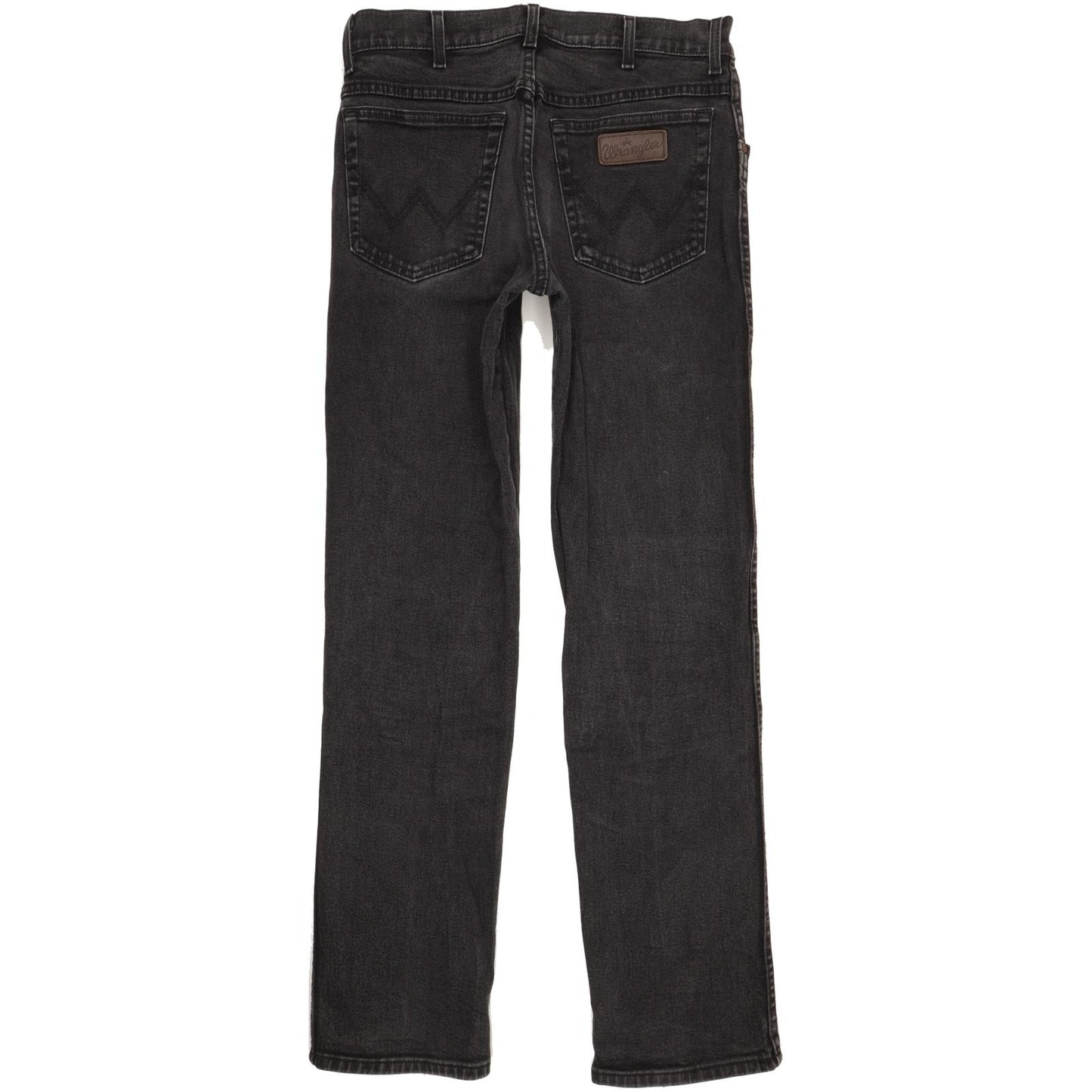 Wrangler Texas Men Black Straight Regular Stretch Jeans W33 L33