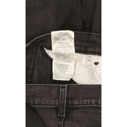 Wrangler Texas Men Black Straight Regular Stretch Jeans W33 L33