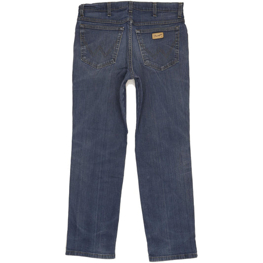 Wrangler Texas Men Blue Straight Regular Stretch Jeans W34 L30
